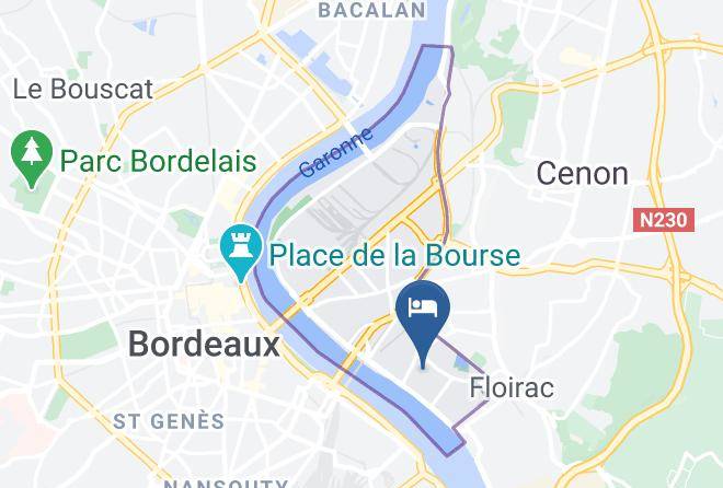 Gironde - Hotel F1 Bordeaux Ville Arena Maps