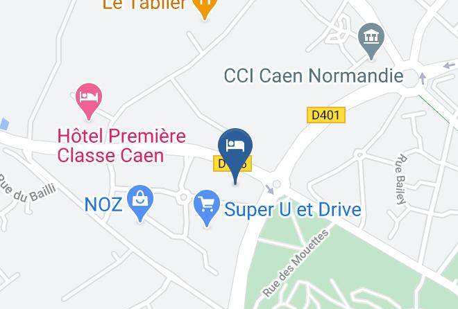 Calvados - Hotelf1 Caen Nord Memorial Maps
