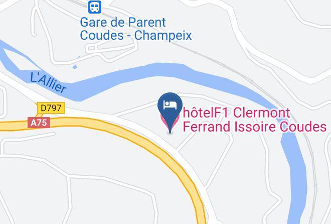 Puy De Dome - Hotelf1 Clermont Ferrand Issoire Coudes Maps