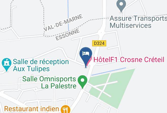 Hotelf1 Crosne Creteil Map
