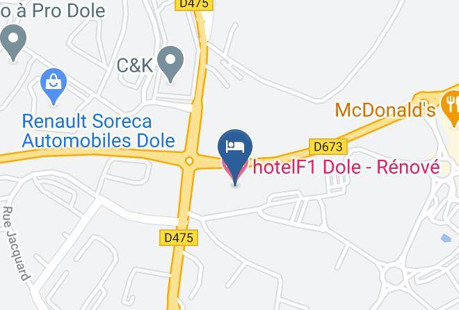Jura - Hotelf1 Dole Maps