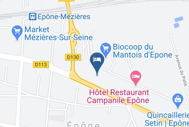 Yvelines - Hotelf1 Epone Maps