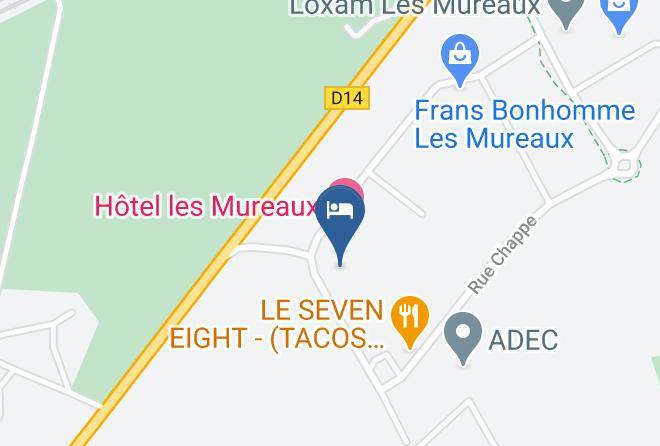 Yvelines - Hotelf1 Flins Les Mureaux Maps