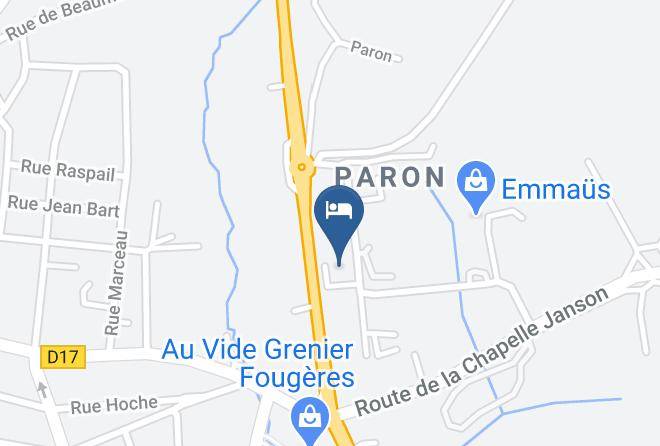 Hotelf1 Fougeres Map