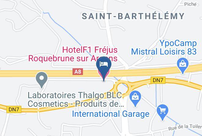 Var - Hotelf1 Frejus Roquebrune Sur Argens Maps