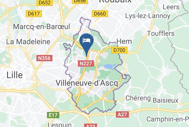 Nord - Hotel F1 Villeneuve D'ascq Maps