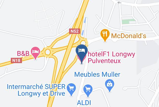 Meurthe Et Moselle - Hotelf1 Longwy Pulventeux Maps