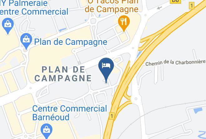 Bouches Du Rhone - Hotelf1 Marseille Plan De Campagne N1 Maps