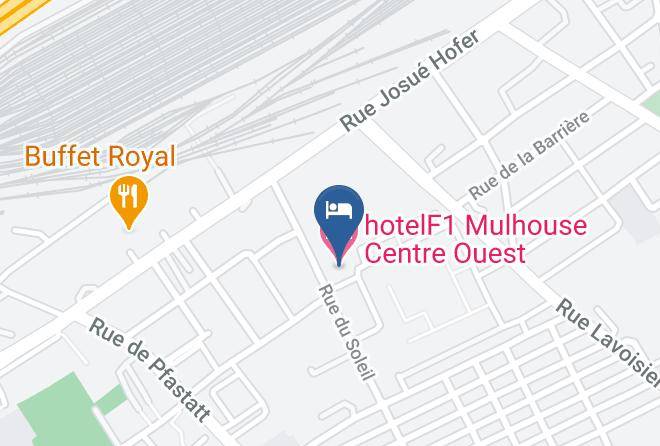 Haut Rhin - Hotelf1 Mulhouse Centre Ouest Maps