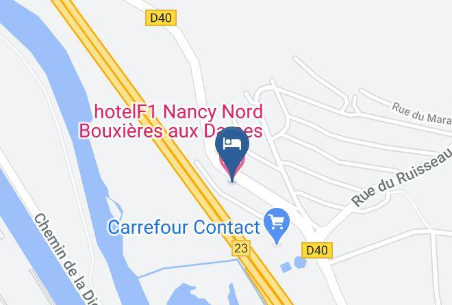 Meurthe Et Moselle - Hotelf1 Nancy Nord Bouxieres Aux Dames Maps