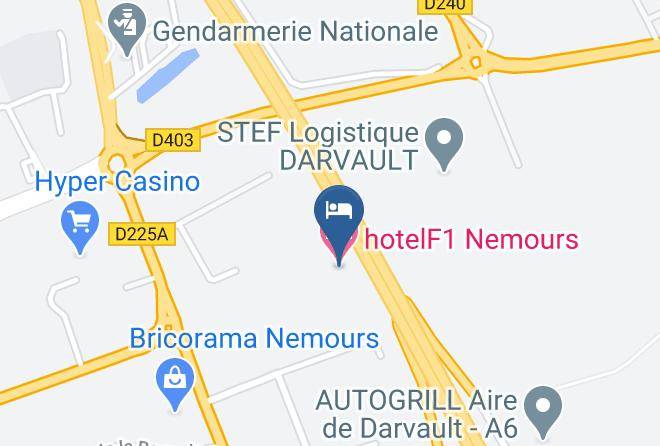 Seine Et Marne - Hotelf1 Nemours Maps