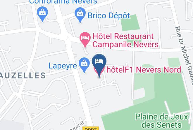 Nievre - Hotelf1 Nevers Nord Maps