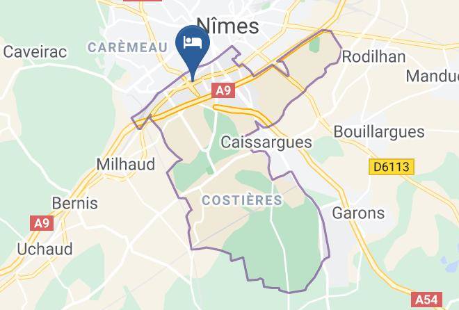 Gard - Hotelf1 Nimes Ouest Maps