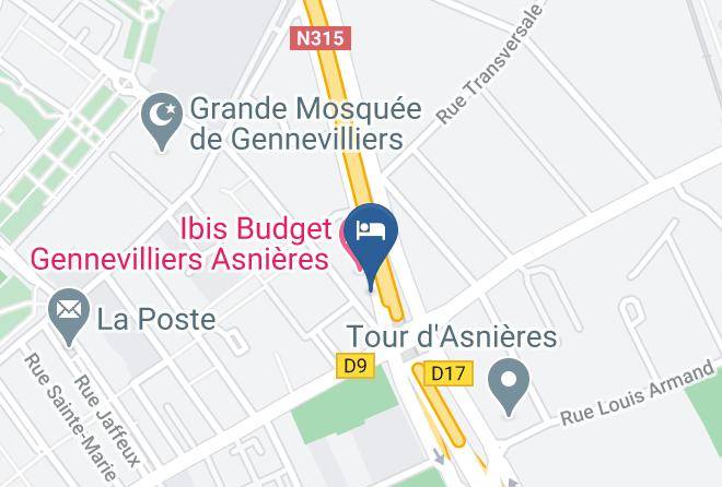 Hauts De Seine - Hotelf1 Paris Gennevilliers Maps