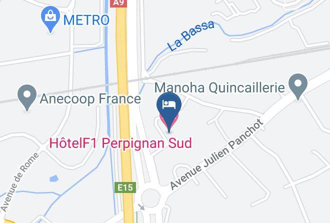 Pyrenees Orientales - Hotelf1 Perpignan Sud Maps