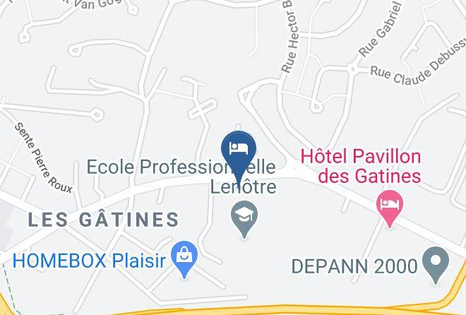 Yvelines - Hotelf1 Plaisir Maps