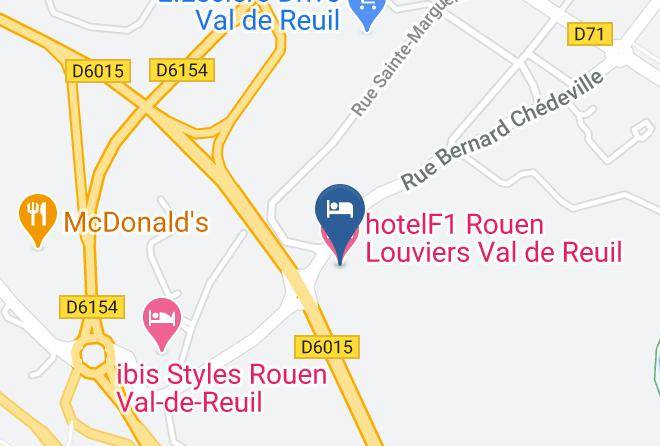 Eure - Hotelf1 Rouen Louviers Val De Reuil Maps