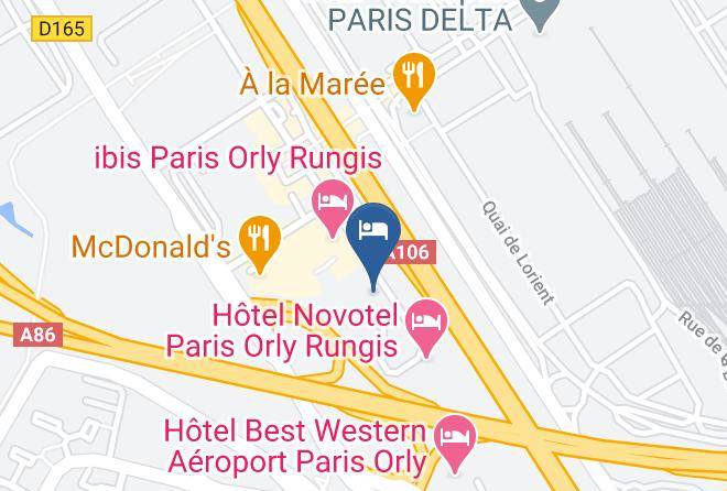 Val De Marne - Hotelf1 Rungis Orly Maps