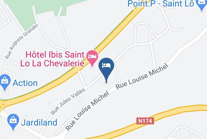 Manche - Hotelf1 Saint Lo Maps