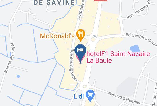 Loire Atlantique - Hotelf1 Saint Nazaire La Baule Maps