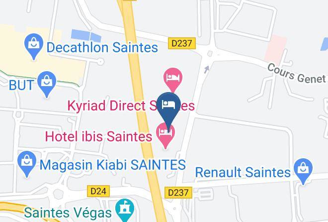 Charente Maritime - Hotelf1 Saintes Maps