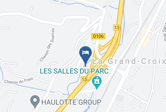 Hotelf1 Saint Etienne Est La Grand Croix Map