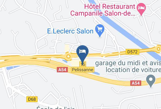 Bouches Du Rhone - Hotelf1 Salon De Provence Maps