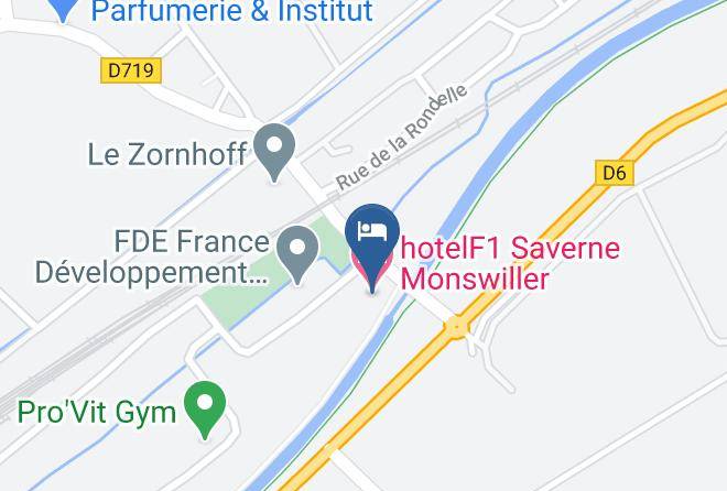Bas Rhin - Hotelf1 Saverne Monswiller Maps