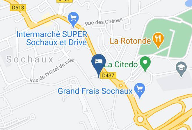 Doubs - Hotelf1 Sochaux Montbeliard Maps