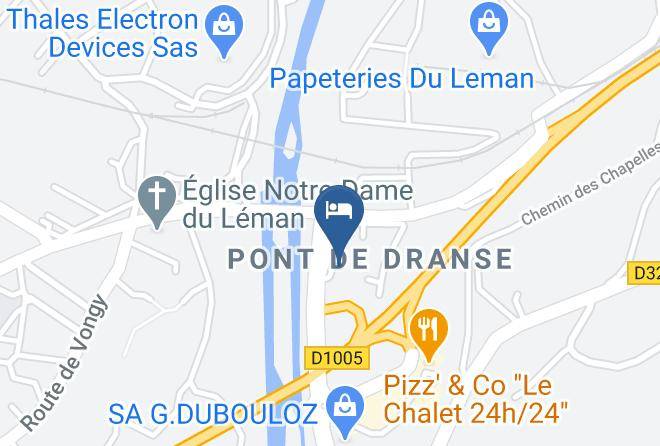 Haute Savoie - Hotelf1 Thonon Les Bains Est Maps