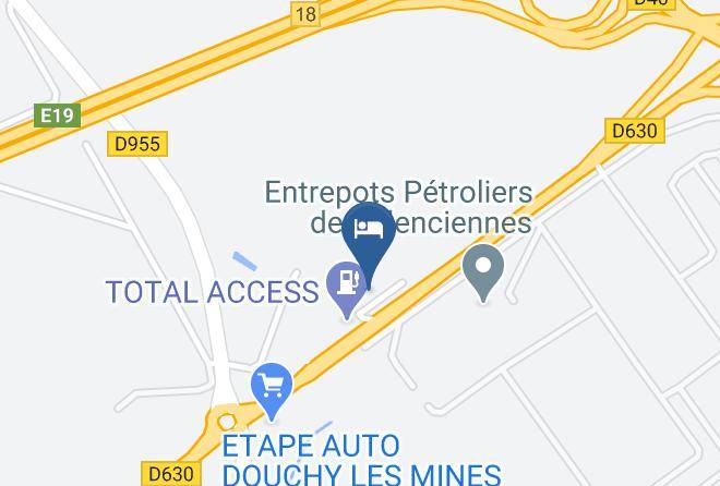 Hotelf1 Valenciennes Douchy Les Mines Map