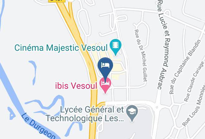 Haute Saone - Hotelf1 Vesoul Maps