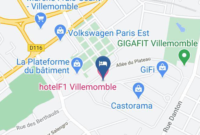 Seine St Denis - Hotelf1 Villemomble Maps