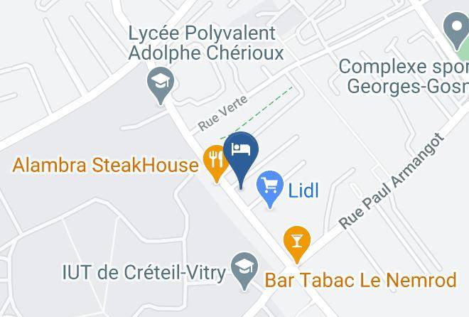 Val De Marne - Hotelf1 Vitry N7 Maps