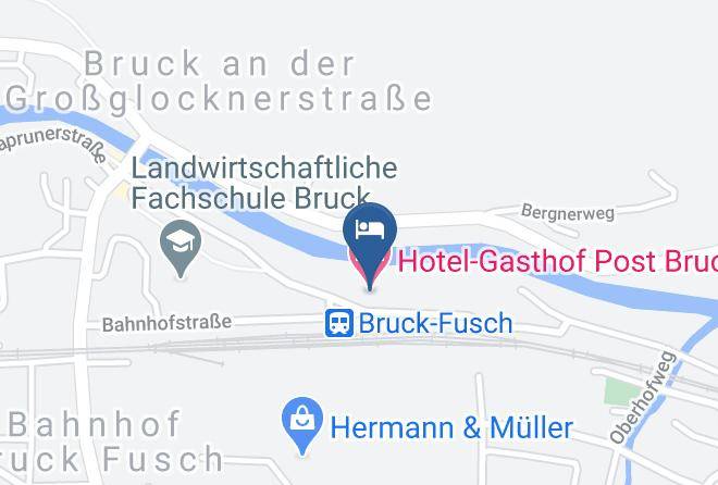 Zell Am See - Hotel Gasthof Post Bruck Maps