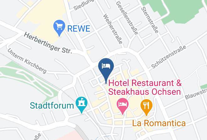 Sigmaringen - Hotel Gasthof Schwarzer Adler Maps