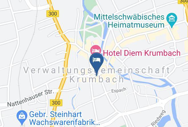 Gunzburg - Hotel Gasthof Traubenbrau Maps