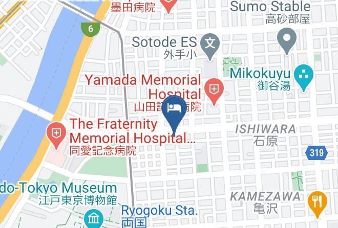 Sumida Ward - Hotelhotelryogoku Maps