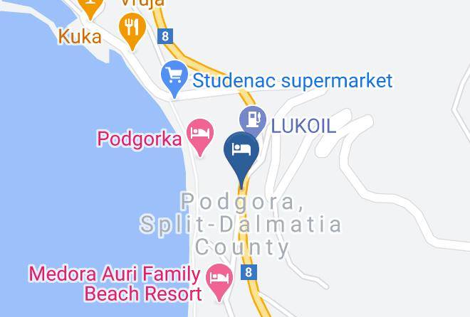 Podgora - Hoteli Podgora Dd Maps