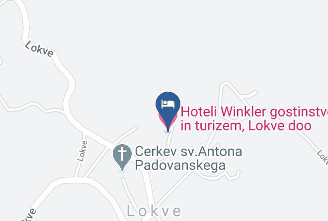 Nova Gorica - Hoteli Winkler Gostinstvo In Turizem Lokve Doo Maps