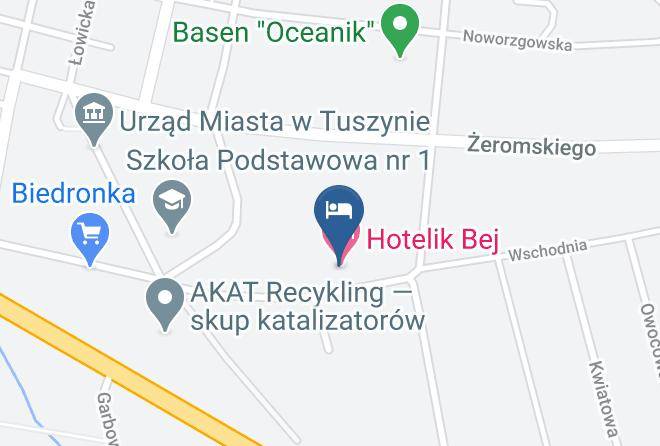 Lodzki Wschodni - Bej Hotel Maps