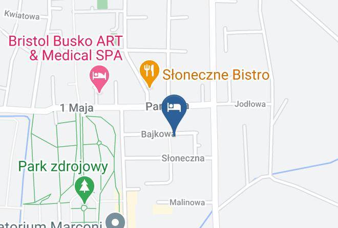 Buski - Hotelik Golden Sun Maps