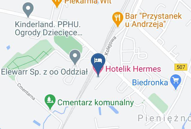Braniewski - Hotelik Hermes Maps