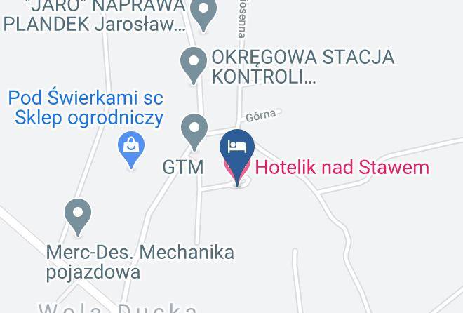 Otwocki - Hotelik Nad Stawem Maps