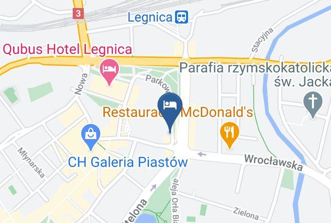 Legnica - Hotelik Parkowy Maps