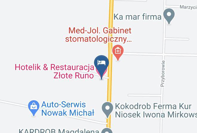 Piaseczynski - Hotelik & Restauracja Zlote Runo Maps
