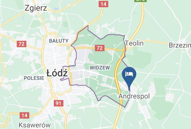 Lodz - Hotelik Sj Maps