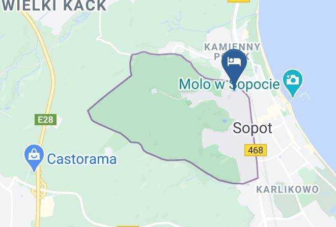 Sopot - Hotelik Z Widokiem Na Morze Maps