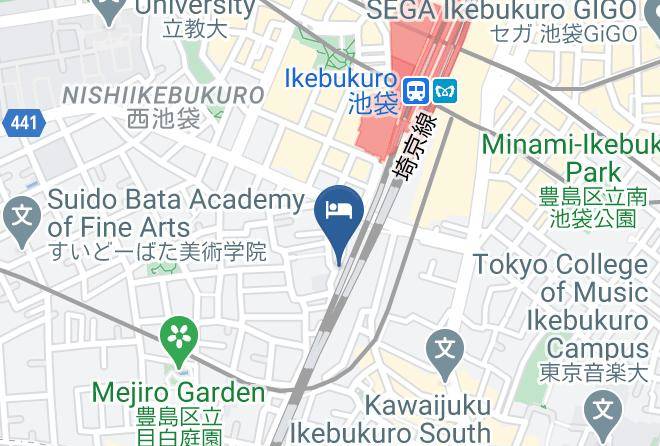 Toshima Ward - Hotelikoikomagome 201 Maps