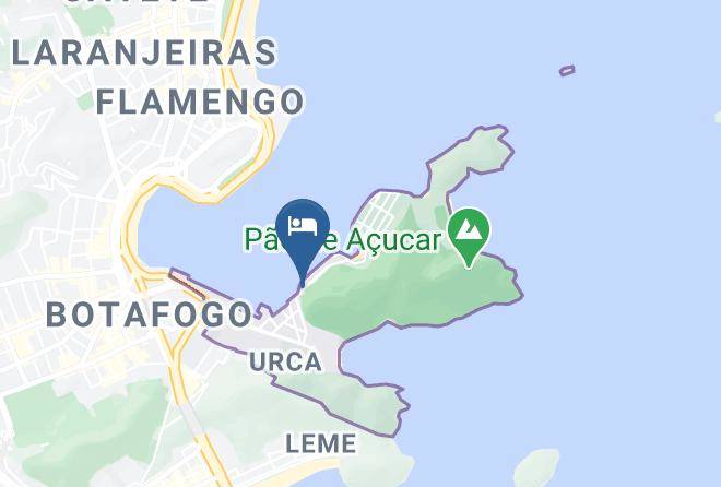 Rio De Janeiro Urca - Hotelinho Urca Maps